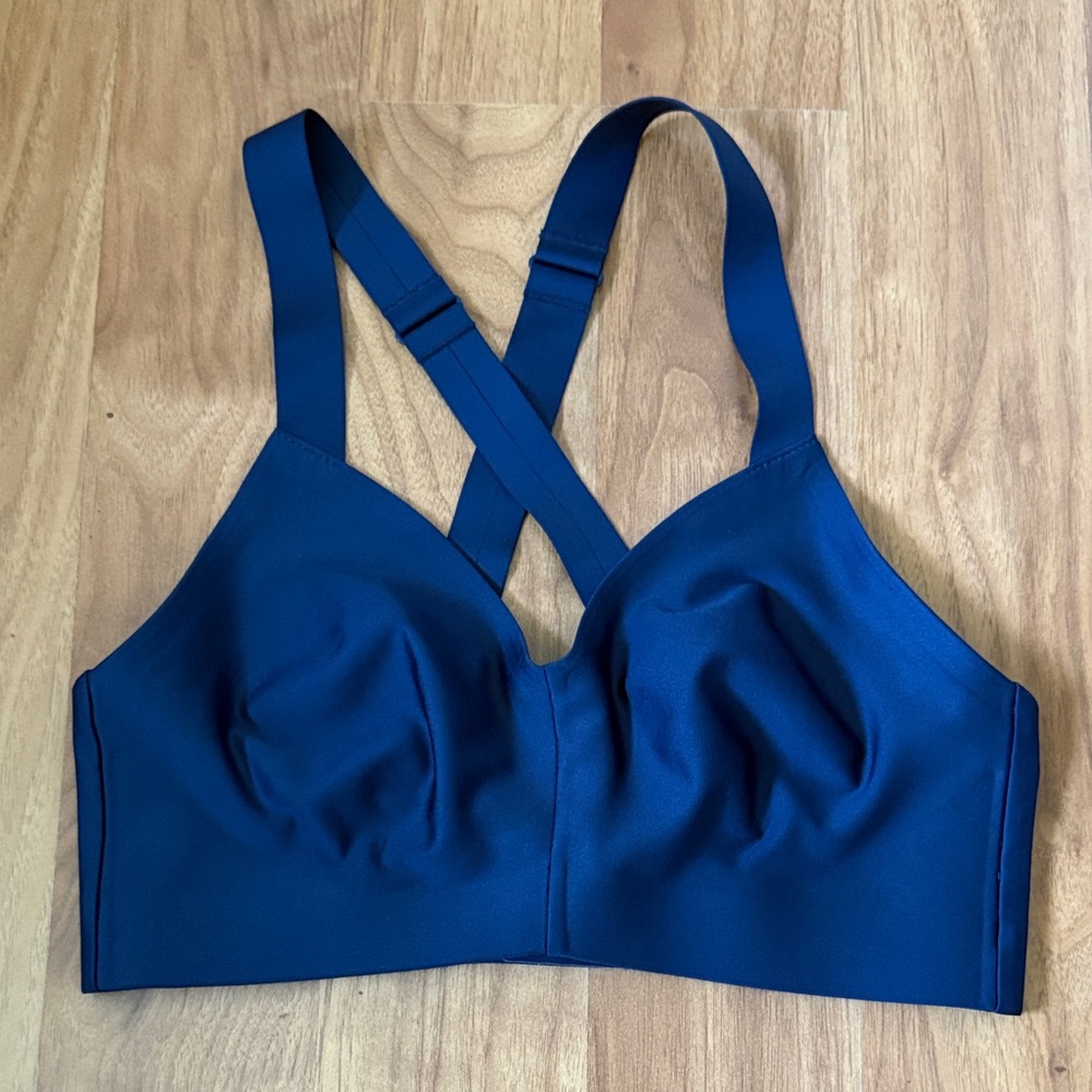 ALO Yoga Deep Navy Cross-Back Bra